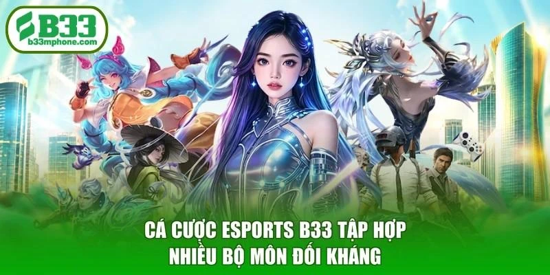 Cá cược esports B33 tập hợp nhiều bộ môn đối kháng