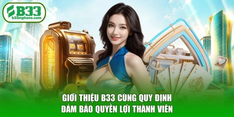 Giới thiệu B33 cùng quy định đảm bảo quyền lợi thành viên
