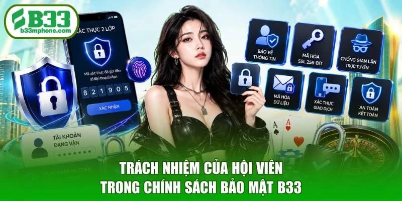 Trách nhiệm của hội viên trong chính sách bảo mật B33